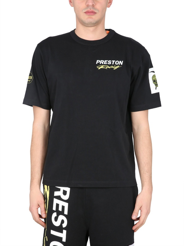 Photo: HERON PRESTON Cotton Crew-neck T-shirt