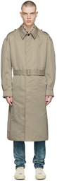 TOM FORD Beige Polyester Trench Coat