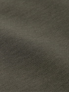 The Row - Eston Wide-Leg Cotton-Jersey Shorts - Gray