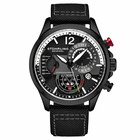 Stuhrling Original Aviator Chronograph Quartz Black Dial Mens Watch M17975