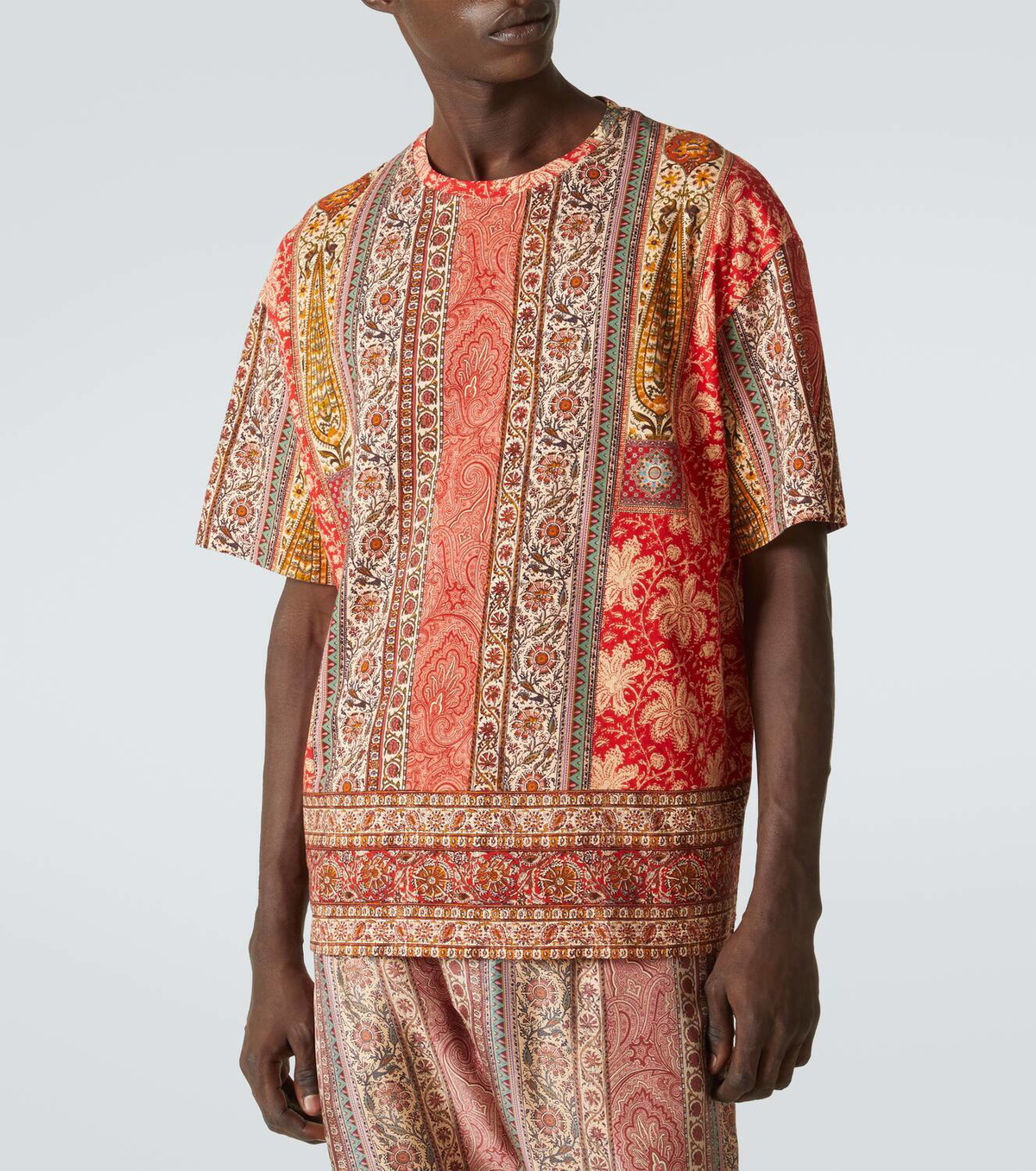Etro Soho printed cotton bowling shirt