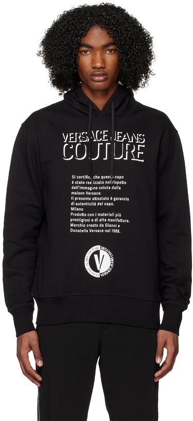 Photo: Versace Jeans Couture Black Warranty Hoodie
