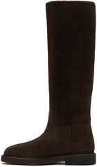 Legres Brown Suede Riding Boots