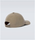 Zegna Embroidered linen baseball cap