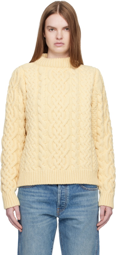 Photo: Baserange Off-White Lens Sweater