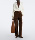 Aya Muse Aven cotton-blend corduroy wide-leg pants