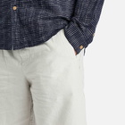 Folk Men's Linen Assembly Shorts in Silver Grey