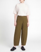 Jijil Womens Pants Military in Green