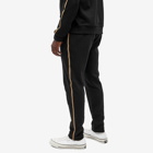 Fred Perry Men's Chequerboard Tape Track Pant in Black