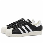 Adidas Men's Superstar 82 Sneakers in Core Black/White/Off White