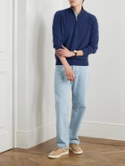 Brunello Cucinelli - Cashmere Half-Zip Sweater - Blue