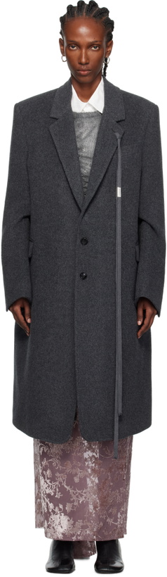 Photo: Ann Demeulemeester Gray Viv High Comfort Tailored Coat