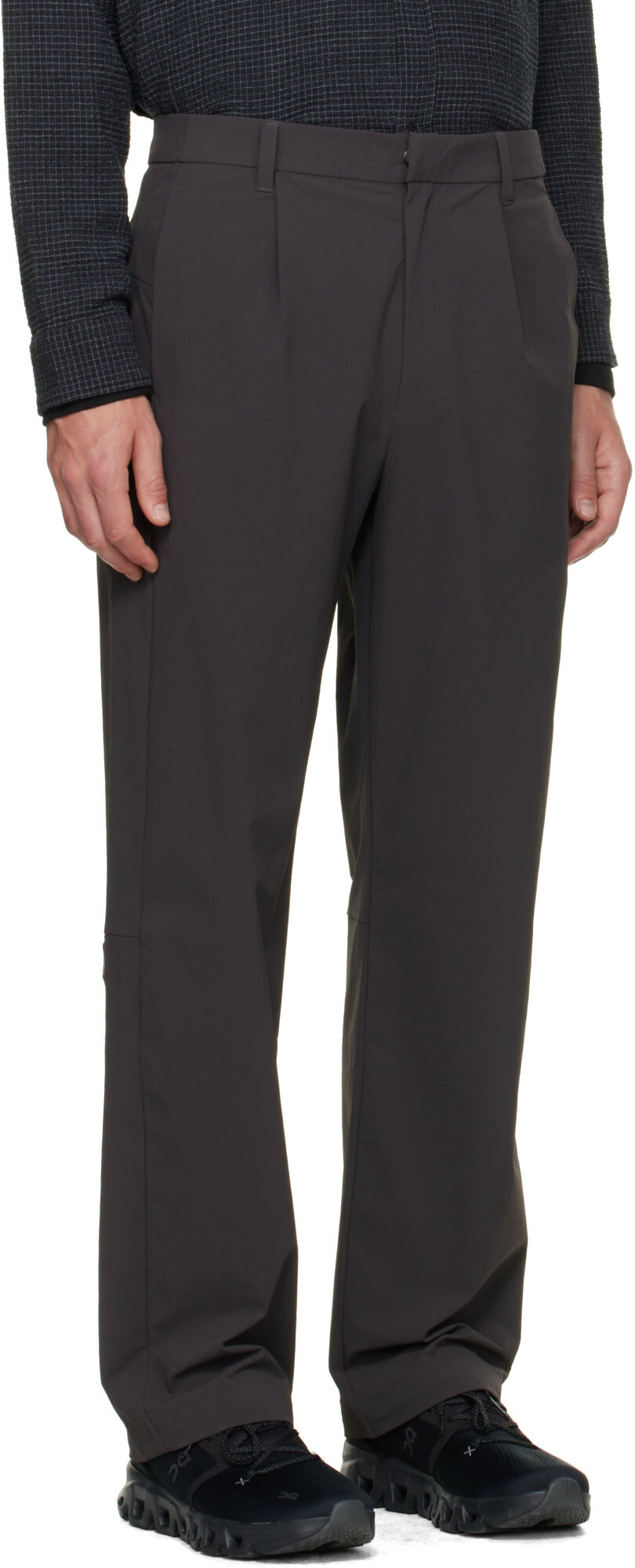 The North Face Gray TNF Black Box Tech Woven Trousers
