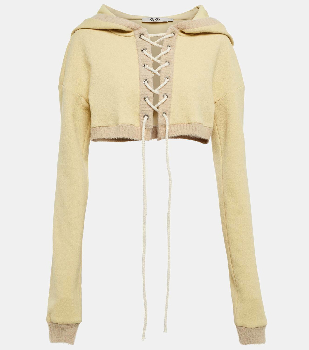 Didu Cropped fleece hoodie