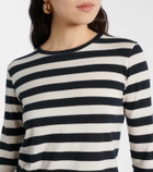 Nili Lotan Striped cotton jersey T-shirt