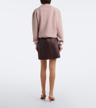 Stouls Lucie leather miniskirt