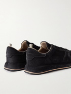 Officine Creative - Race Lux 002 Suede Sneakers - Black