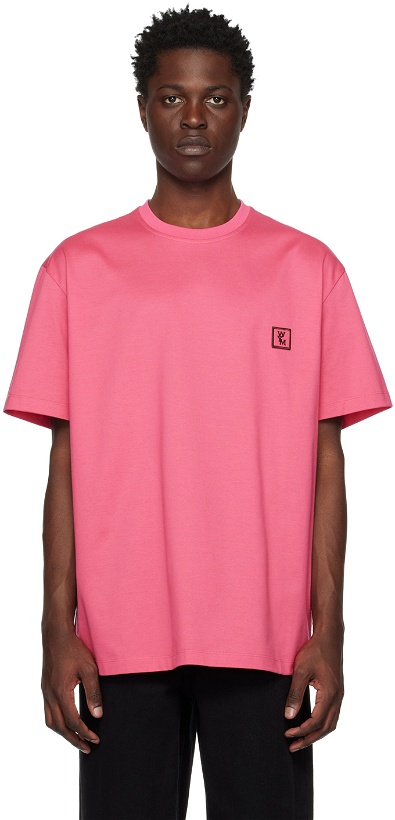 Photo: Wooyoungmi Pink Patch T-Shirt