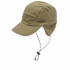 YMC Men's Solent Ear Flap Cap in Olive