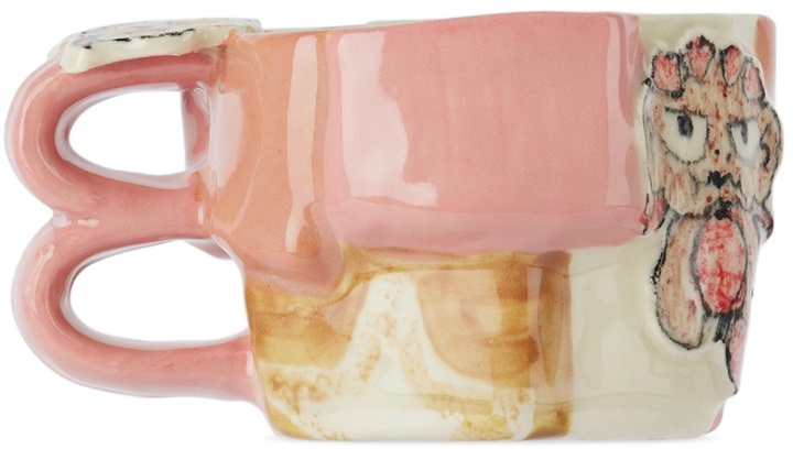 Photo: Handle With Care by Christian Moses Pink & White Tiny Dancer Patchwork Mug