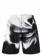 ALEXANDER MCQUEEN - Dragonfly Print Swim Shorts