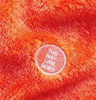 Neighborhood - Logo-Embroidered Fleece Hoodie - Orange