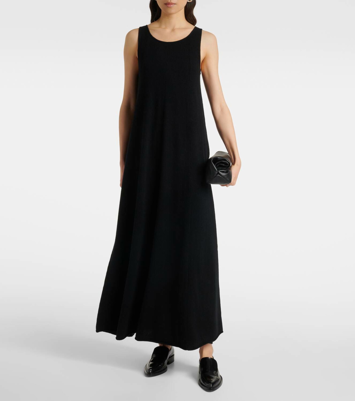 Extreme Cashmere N°386 Elisa Short cashmere maxi dress
