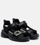 Roger Vivier Viv' Run embellished sandals