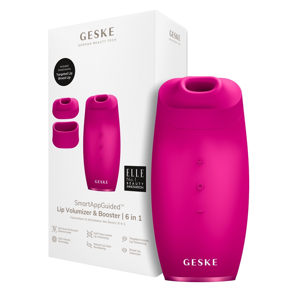 GESKE Lip Volumizer & Booster | 4 in 1 Tools & Brushes 4099702003200