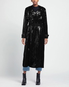 Koché Womens Overcoat & Trench Coat in Black