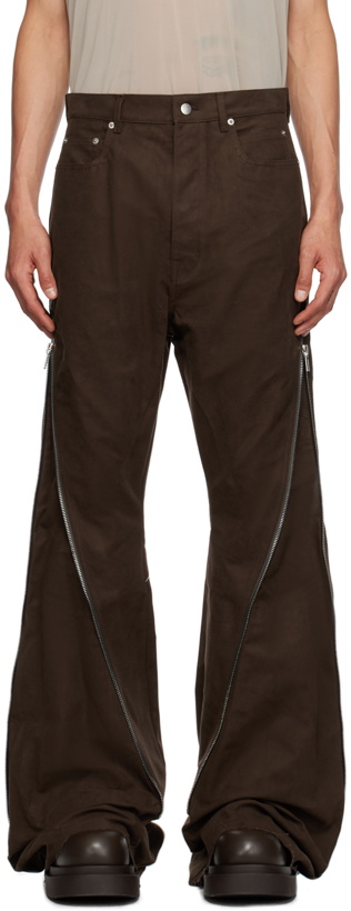 Photo: Rick Owens Brown Bolan Banana Trousers