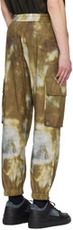 Balmain Khaki Desert Print Cargo Pants