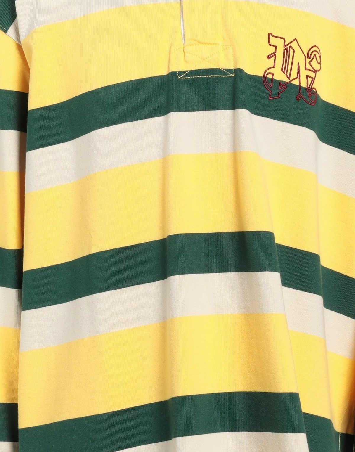 Palm Angels Mens Polo shirt in Yellow