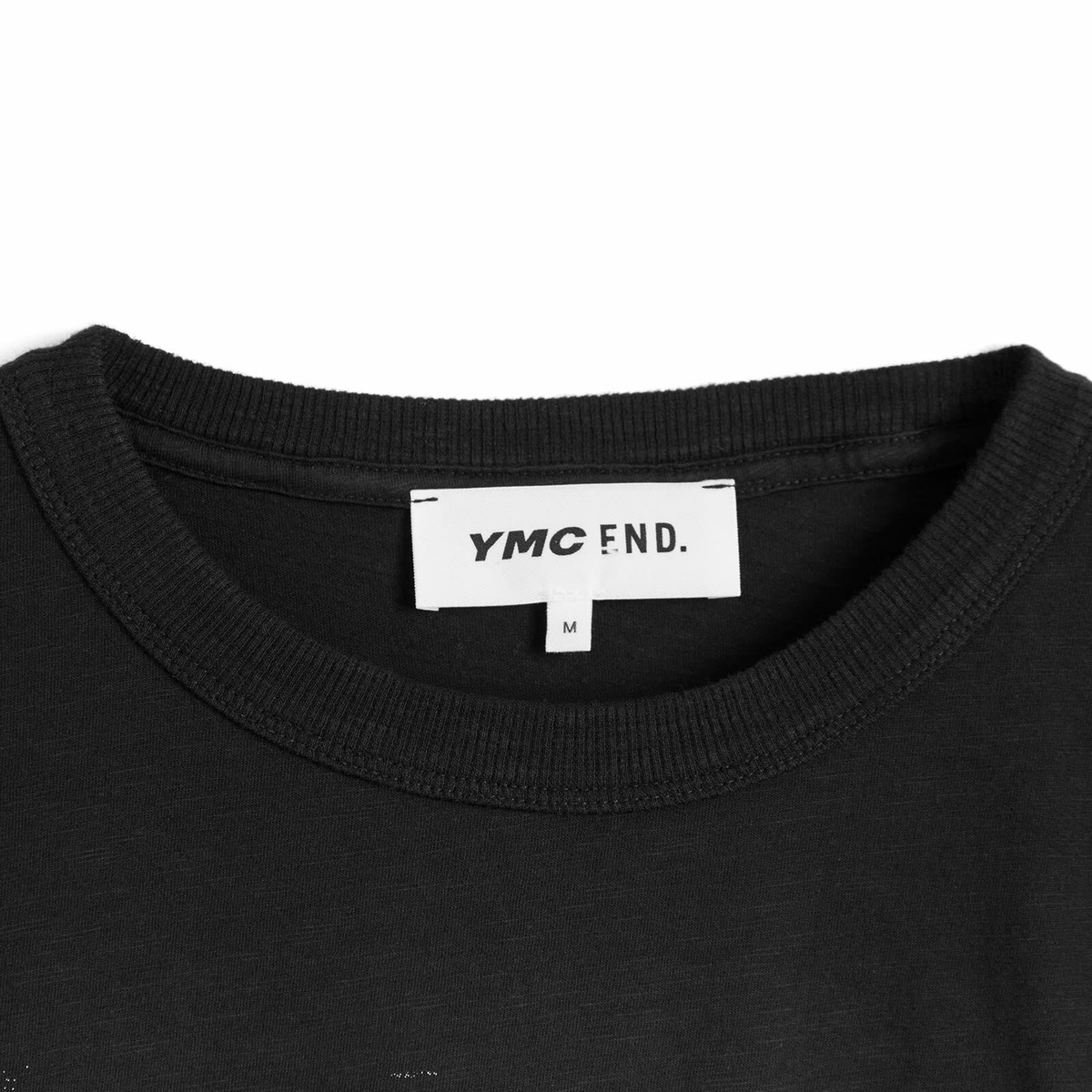 END. x YMC Graphic Triple T-Shirt in Black