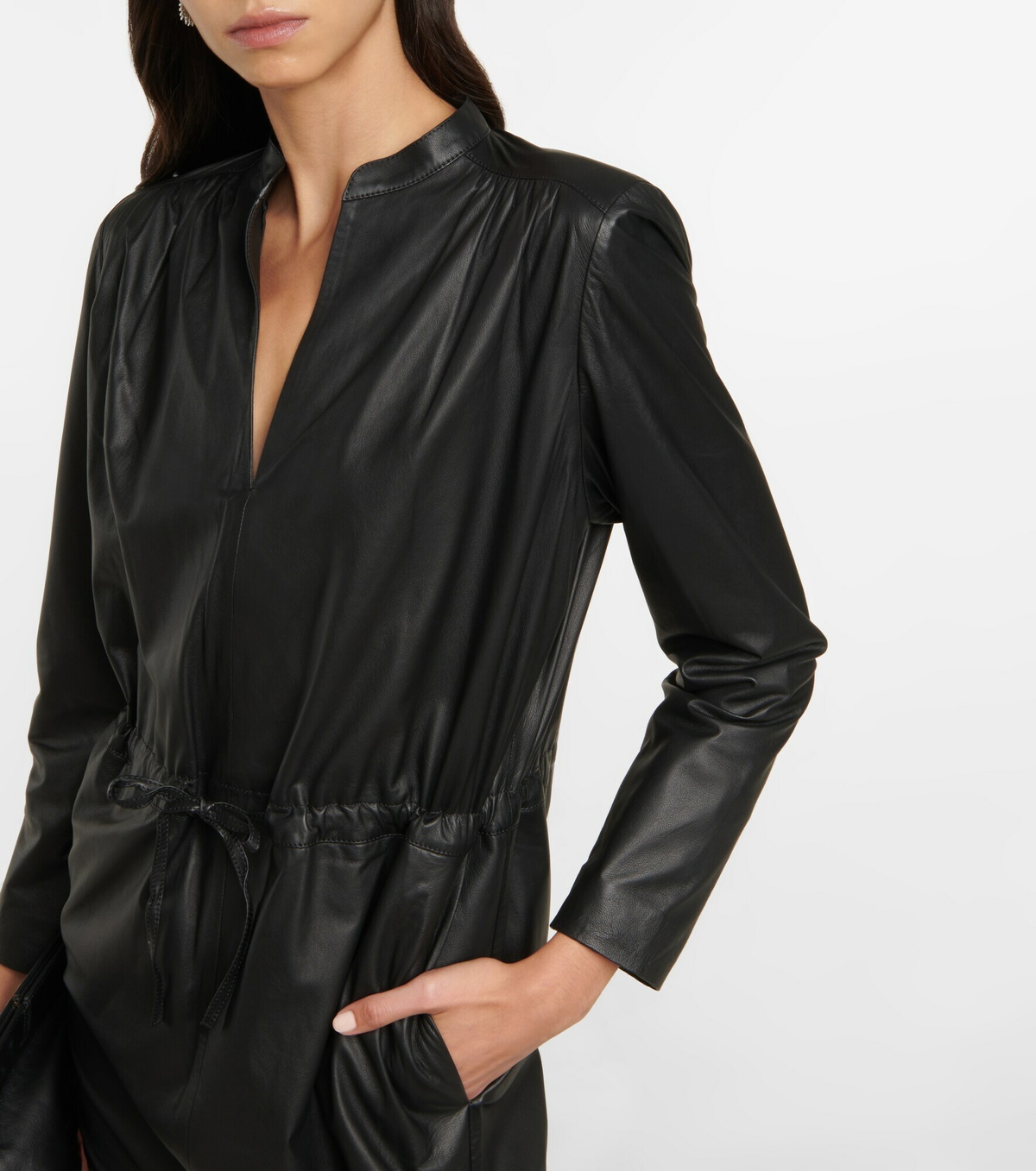 Yves Salomon - Leather minidress