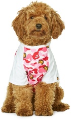 BAPE Pink Logo Dog T-Shirt