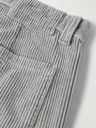 mfpen - Straight-Leg Cotton-Corduroy Trousers - Gray