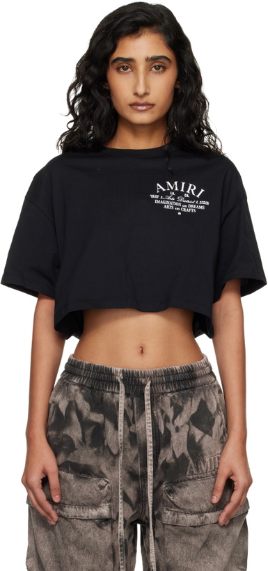 Photo: AMIRI Black Arts District Cropped T-shirt