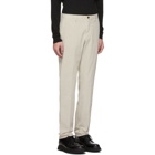 Z Zegna Off-White Corduroy Long Sport Trousers
