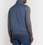 Loro Piana - Reversible Storm System Shell and Super Wish Virgin Wool Gilet - Blue