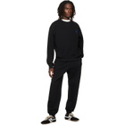 Jil Sander Black Cotton Crew-Neck Sweatshirt