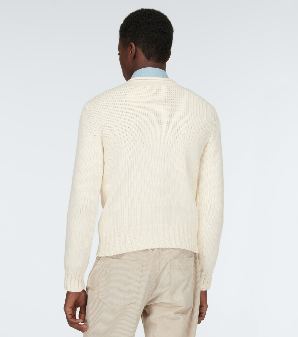 Ralph Lauren Purple Label - Mockneck cotton-blend sweater