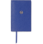 Kingsman - Smythson Panama Cross-Grain Leather Notebook - Blue