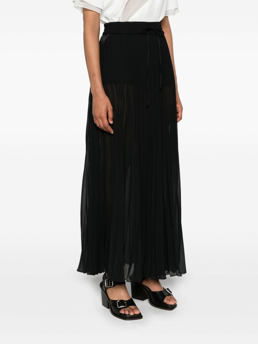 スカート Peter do maxi pleated skirt black 34 Peter do maxi pleated skirt black 34