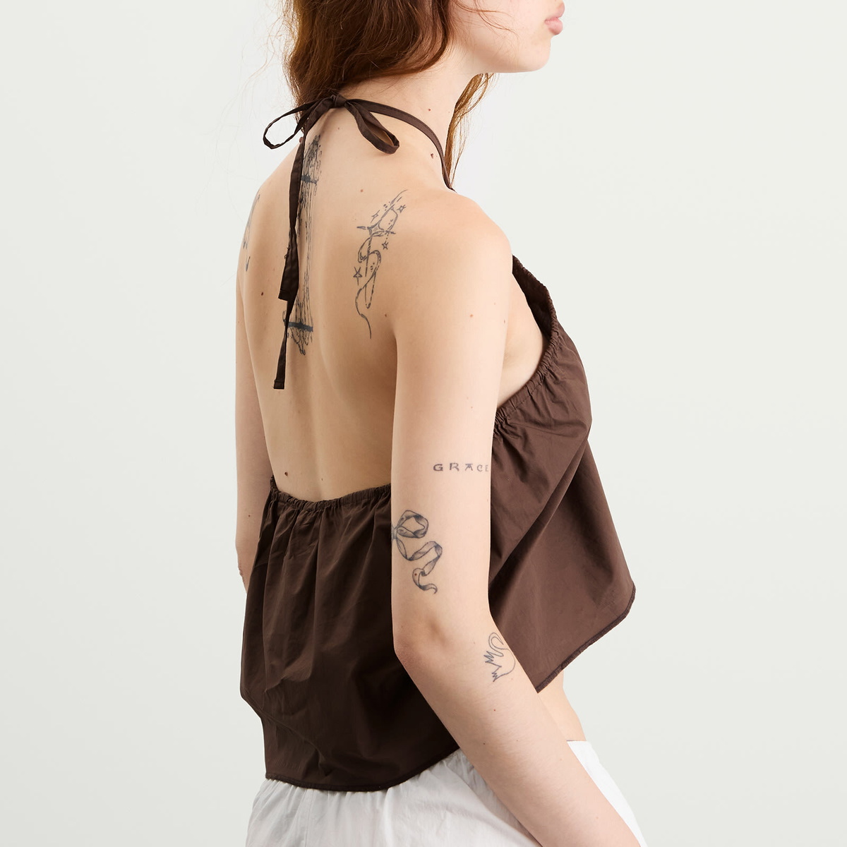 Deiji Studios Women's Napkin Top in Chocolate