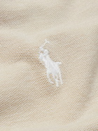 Polo Ralph Lauren - Logo-Embroidered Striped Cotton-Piqué Polo Shirt - Neutrals