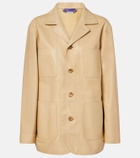 Ralph Lauren Collection Adrianna leather jacket