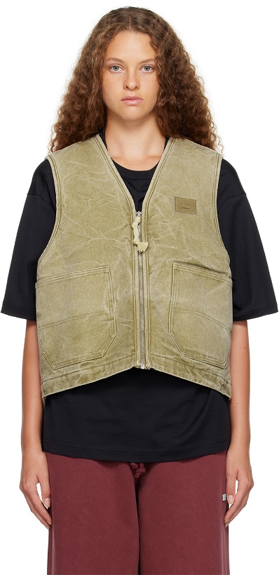 Photo: Acne Studios Khaki Faded Vest