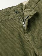 Portuguese Flannel - Straight-Leg Cotton-Corduroy Trousers - Green