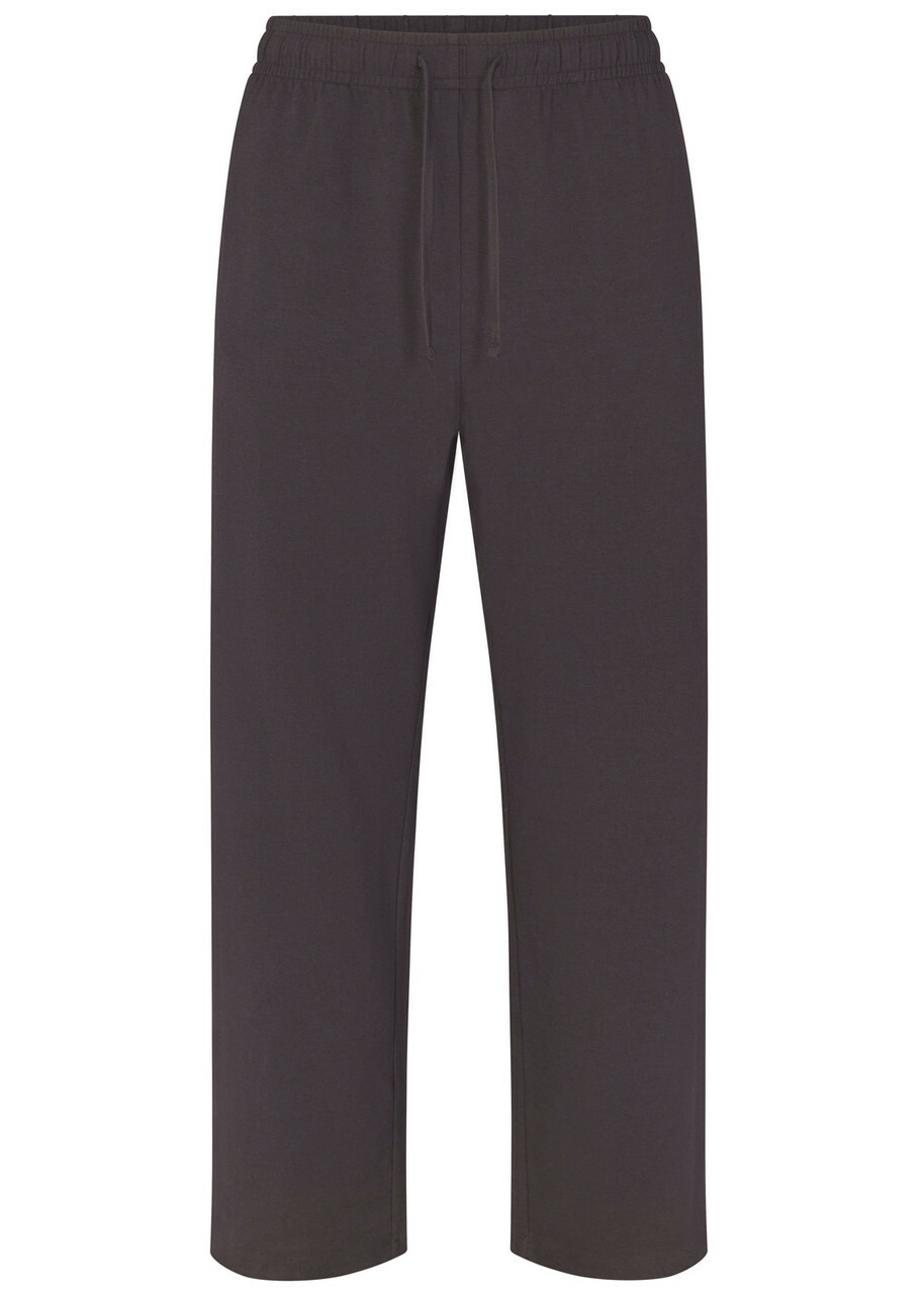 Skims Straight-leg Jersey Trousers Brown